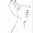 JR50 1978-1981 Руль -тросы