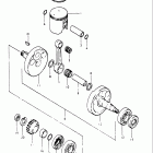 PE250 1980-1981 Коленвал