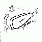 GS850G 1980-1981 Fuel tank (gs850gt)
