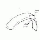 RM250 1981 Переднее крыло