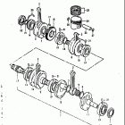 GS850G 1980-1981 Коленвал