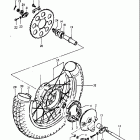TS185 1980-1981 Заднее колесо
