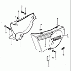 TS185 1980-1981 Frame cover (ts185x)