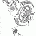 GS850G 1980-1981 Заднее колесо
