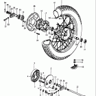RS250 1980-1981 Заднее колесо