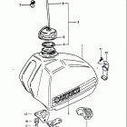 PE175 1980-1981 Топливный бак (модель X)