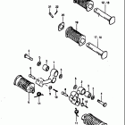GS850G 1980-1981 Подножки