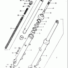 GS750E 1980-1981 Front fork (gs750ex)