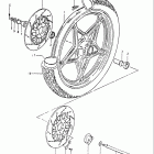 GS1000GL 1980-1981 Front wheel (model t)
