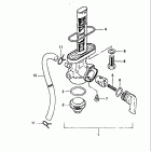 TS185 1980-1981 Топливный кран