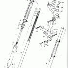 TS125 1980-1981 Передняя вилка