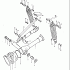 GS1000GL 1980-1981 Rear swinging arm (model t)