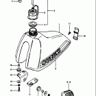 RM100 1979-1981 Fuel tank (rm100x)