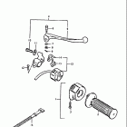 DS100 1978-1981 Right handle switch (ds100c