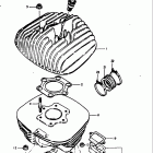 RM100 1979-1981 Цилиндр