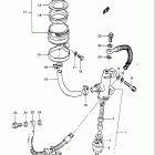 GS1000GL 1980-1981 Rear master cylinder (model x)