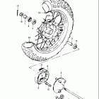JR50 1978-1981 Переднее колесо