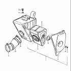 TS125 1980-1981 Воздухозаборник