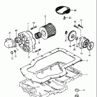 GS750E 1980-1981 Oil pump - oil filter