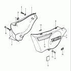 TS250 1980-1981 Frame cover (ts250x)
