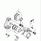 GS1100E 1980-1981 Передний суппорт тормозной
