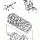 TS250 1980-1981 Сцепление