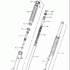 TS185 1980-1981 Передняя вилка