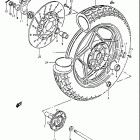 GS1000GL 1980-1981 Rear wheel (model t)