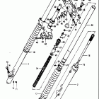 RM250 1981 Передняя вилка