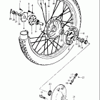TS185 1980-1981 Переднее колесо