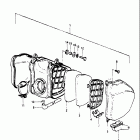 RM250 1981 Воздухозаборник
