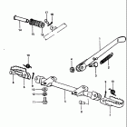 TS100 1980-1981 Подножка