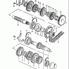 GS750E 1980-1981 Трансмиссия