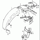 GS850G 1980-1981 Заднее крыло
