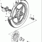 GS550T 1981 Переднее колесо