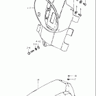 TS125 1980-1981 Headlamp housing - front fender