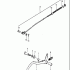 TS250 1980-1981 Задний тормоз