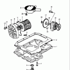 GS1100E 1980-1981 Oil pump - oil filter
