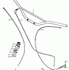 RM80 1980-1981 Handlebar - control cable