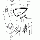 GS1000GL 1980-1981 Топливный бак (модель X)