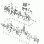 GS850GL 1980-1981 Коленвал
