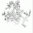 RM80 1980-1981 Механизм  переключения передач