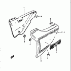 GS850G 1980-1981 Frame cover (gs850gt)