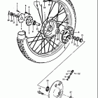 TS100 1980-1981 Переднее колесо