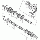 TS185 1980-1981 Трансмиссия