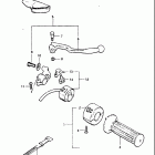 DS100 1978-1981 Right handle switch (ds100t