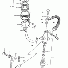 GS1000GL 1980-1981 Rear master cylinder (model t)