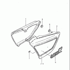 GS850GL 1980-1981 Frame cover (model x)