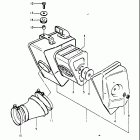 TS185 1980-1981 Воздухозаборник