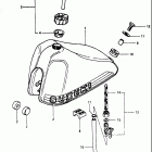 RM80 1980-1981 Fuel tank (rm80x)